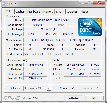 CPU-Z - Info-Tool für Prozessor &amp; Mainboard